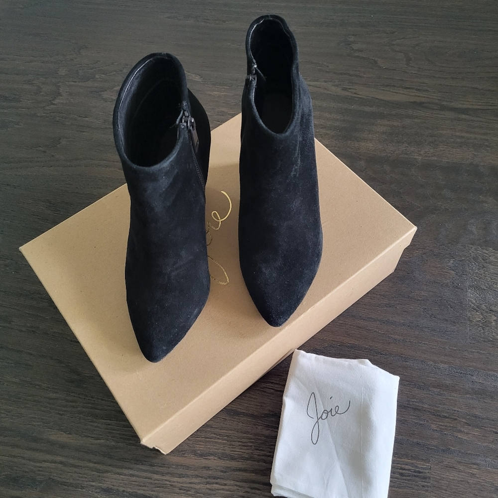 Joie Jalena Wedge Pointed Toe Ankle Booties